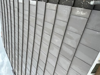 New grey concrete tiles