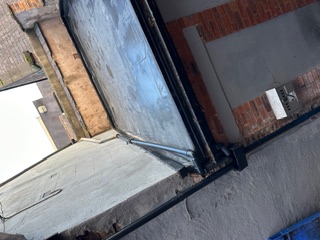 Slate ridge and chimney